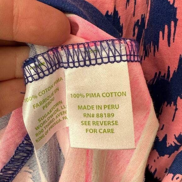 Lilly Pulitzer Beacon Fish Chase Dress in Bomber Blue | Beach Vacation Spring SM - Picture 10 of 14